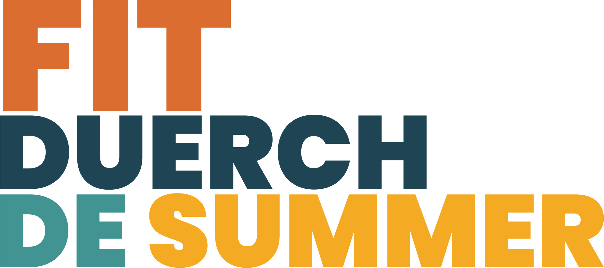 FIT DUERCH DE SUMMER Logo